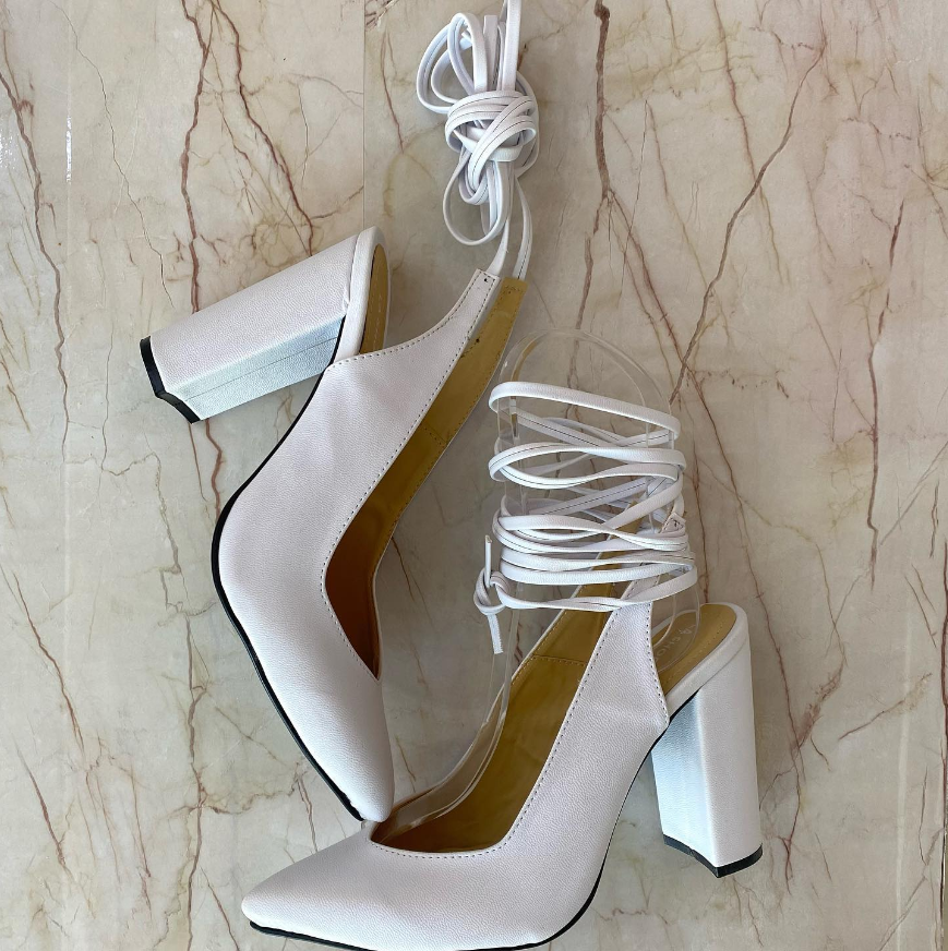 Tacones Mary Blanco