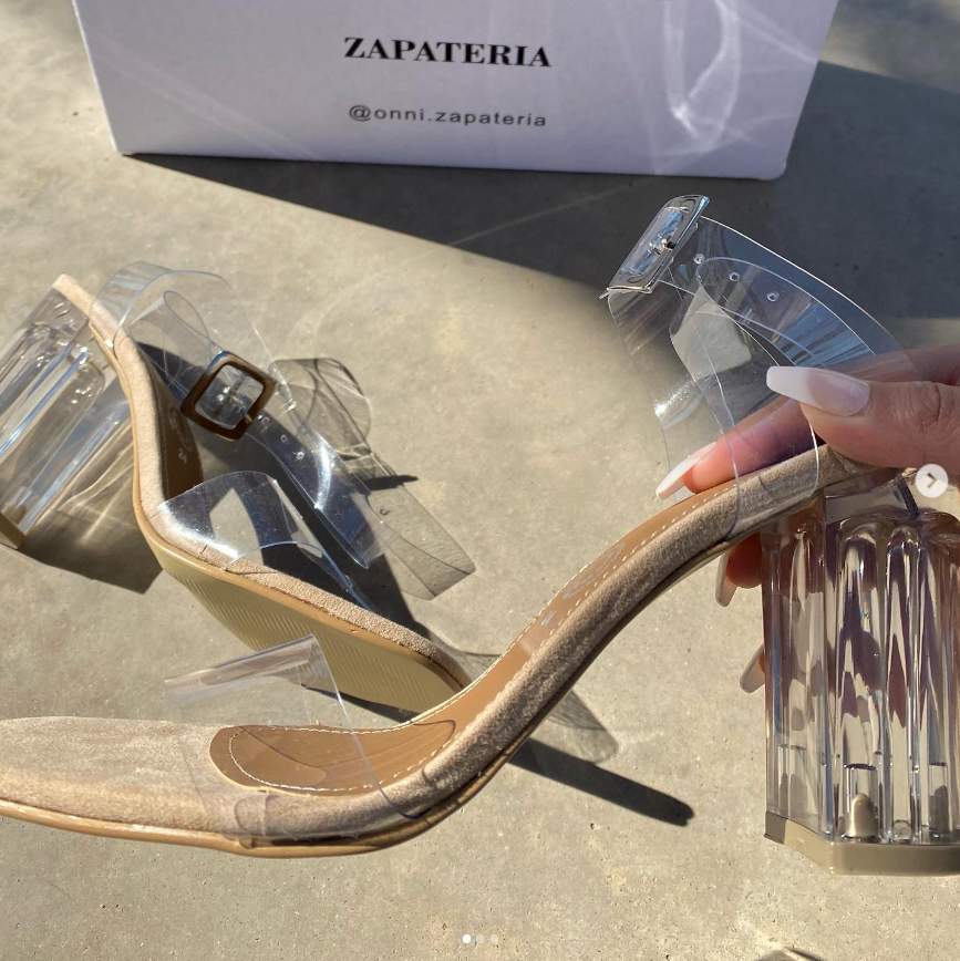 Tacones Mica Clear