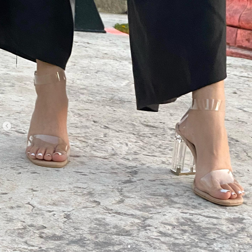 Tacones Mica Clear