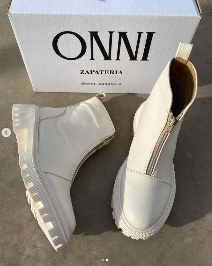 Botas Combat Priscila Latte