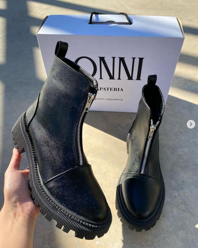 Botas Combat Priscila Negro