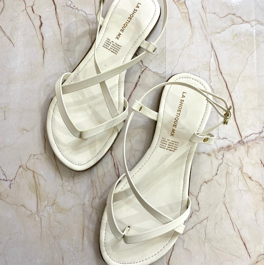 Sandalias Brenda Blanco