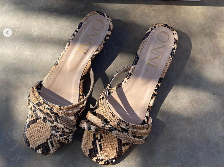 Sandalias Snake-Beige