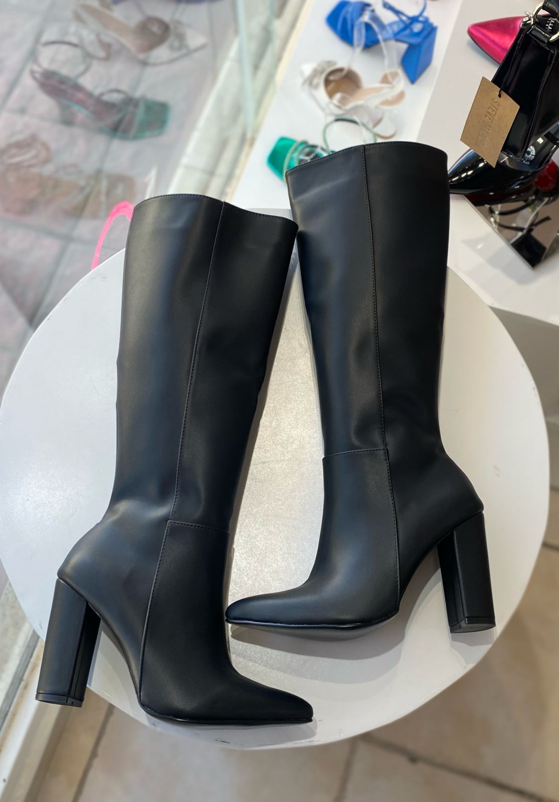 Bota Becka Negro Liso