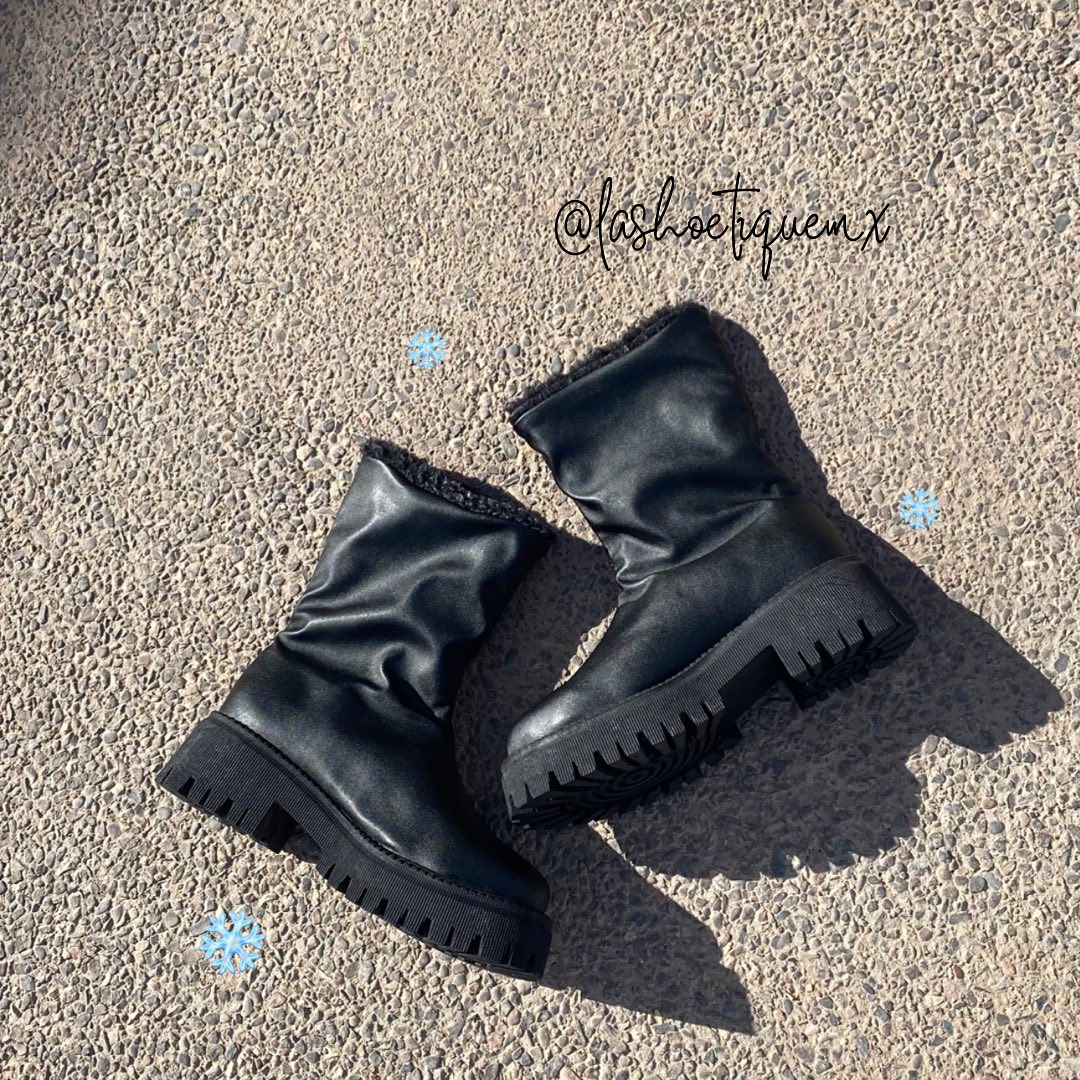 Botines Combat Megan Afelpados