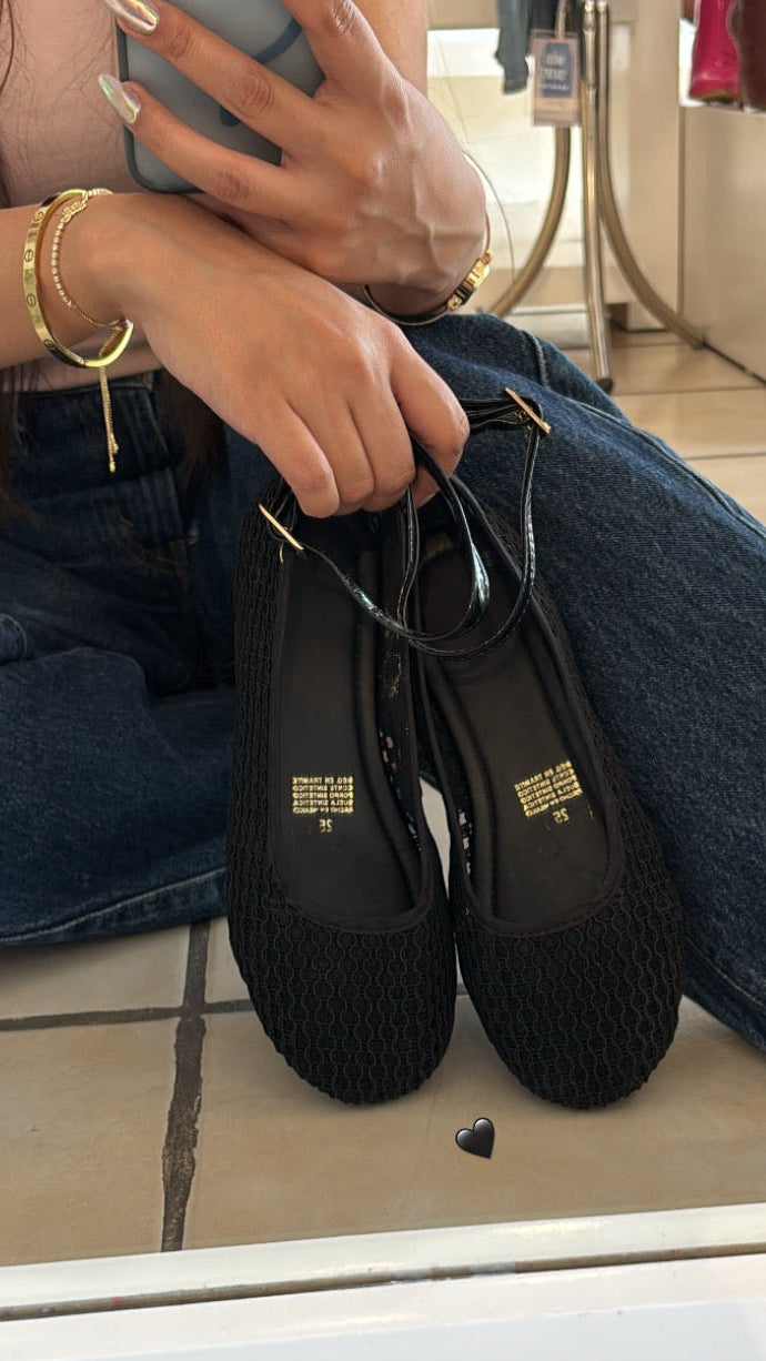 Flats Clarissa Negro