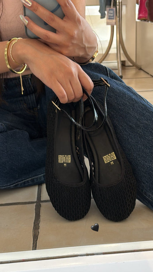 Flats Clarissa Negro