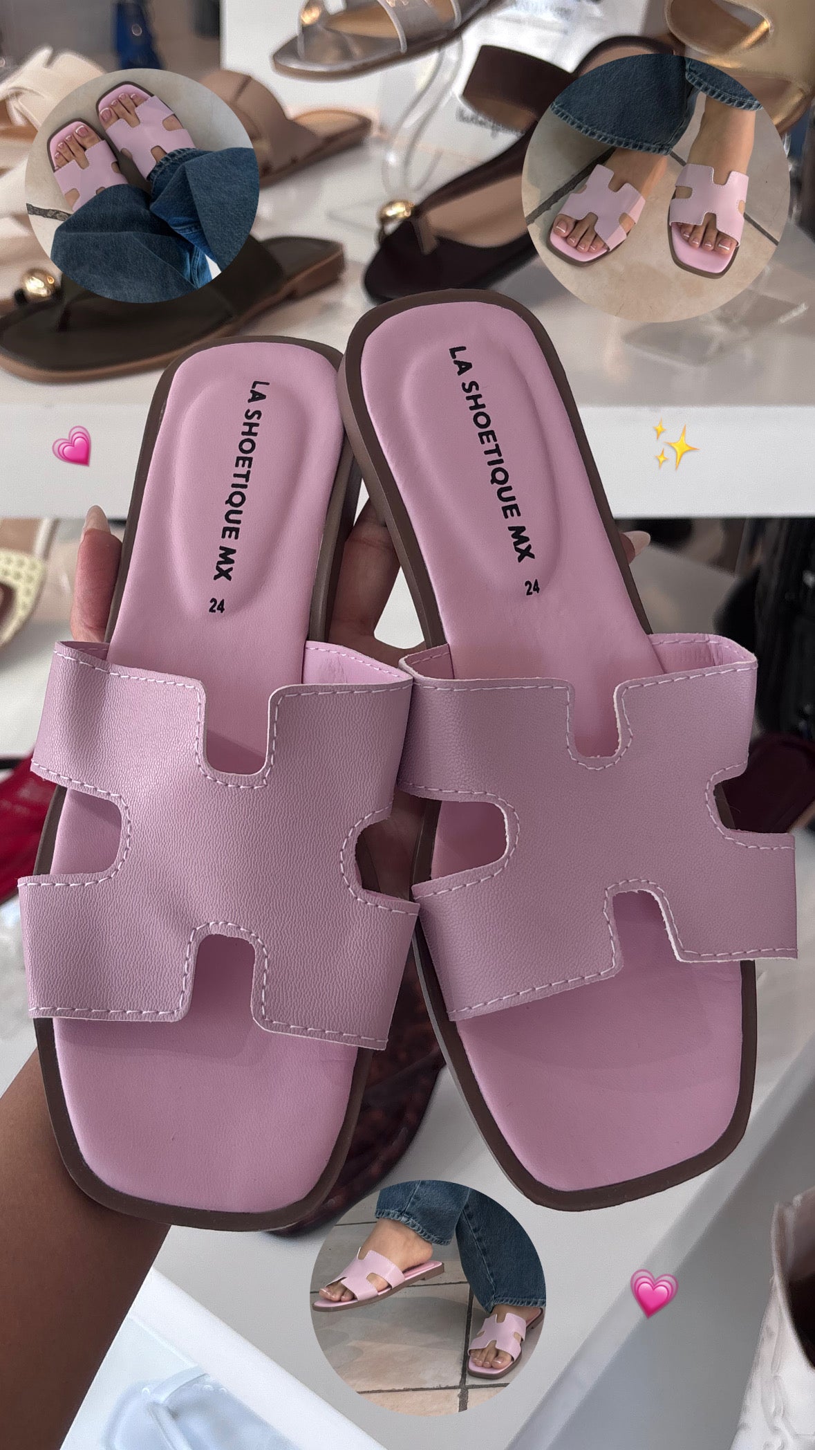 Sandalias Summer Rosa Pastel