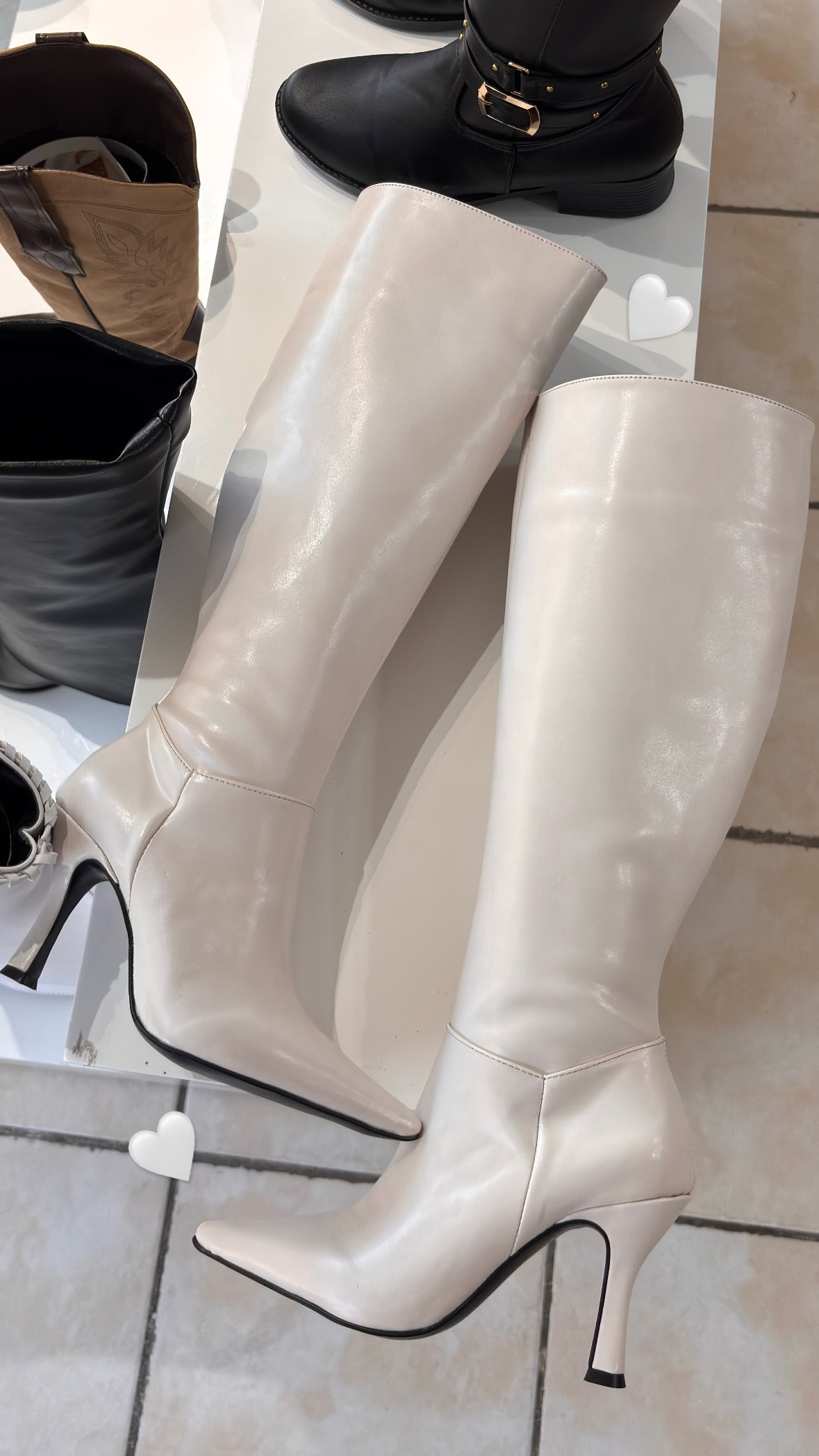 Bota Luna Blanco