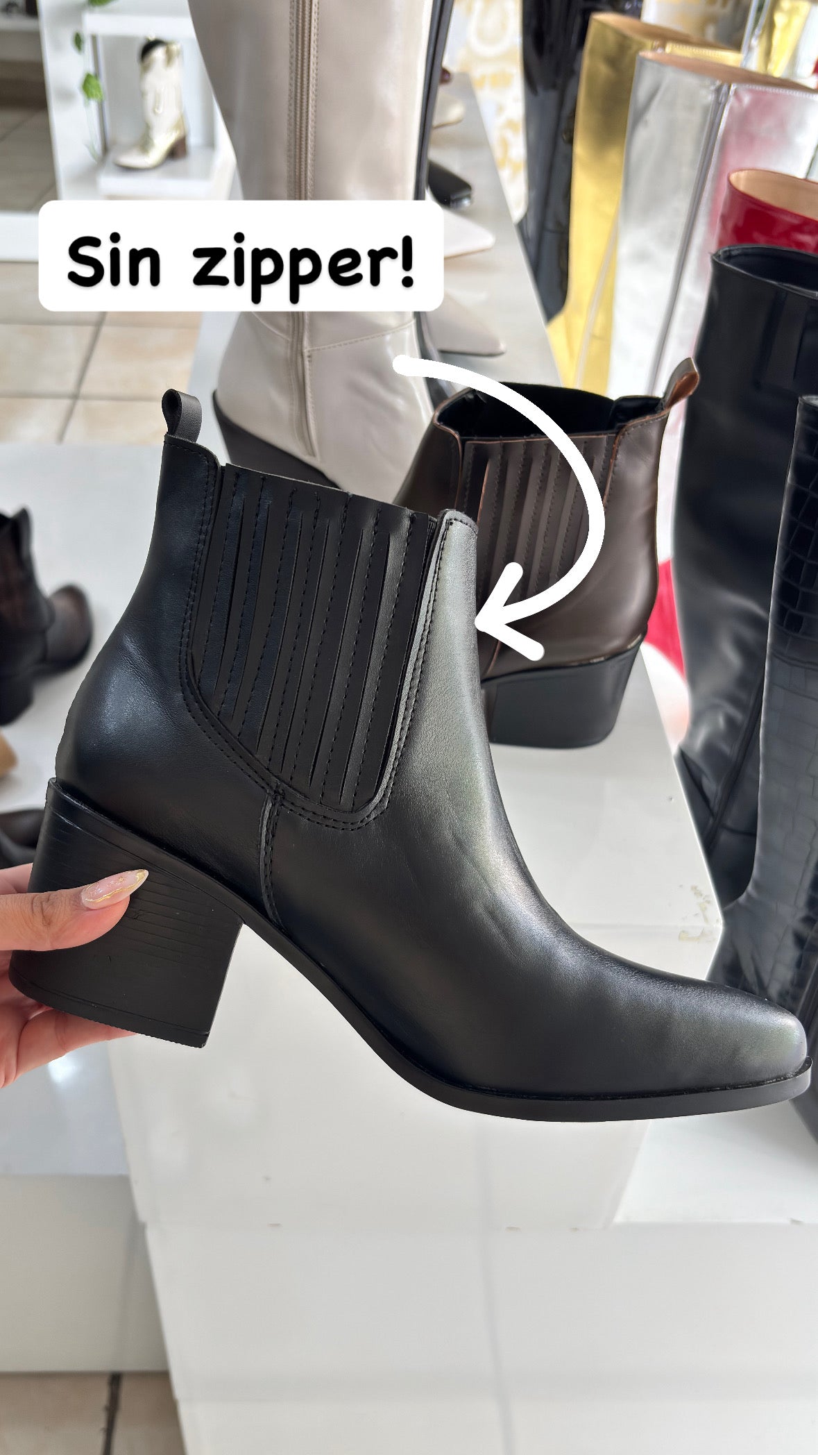 Botin Amber Negro