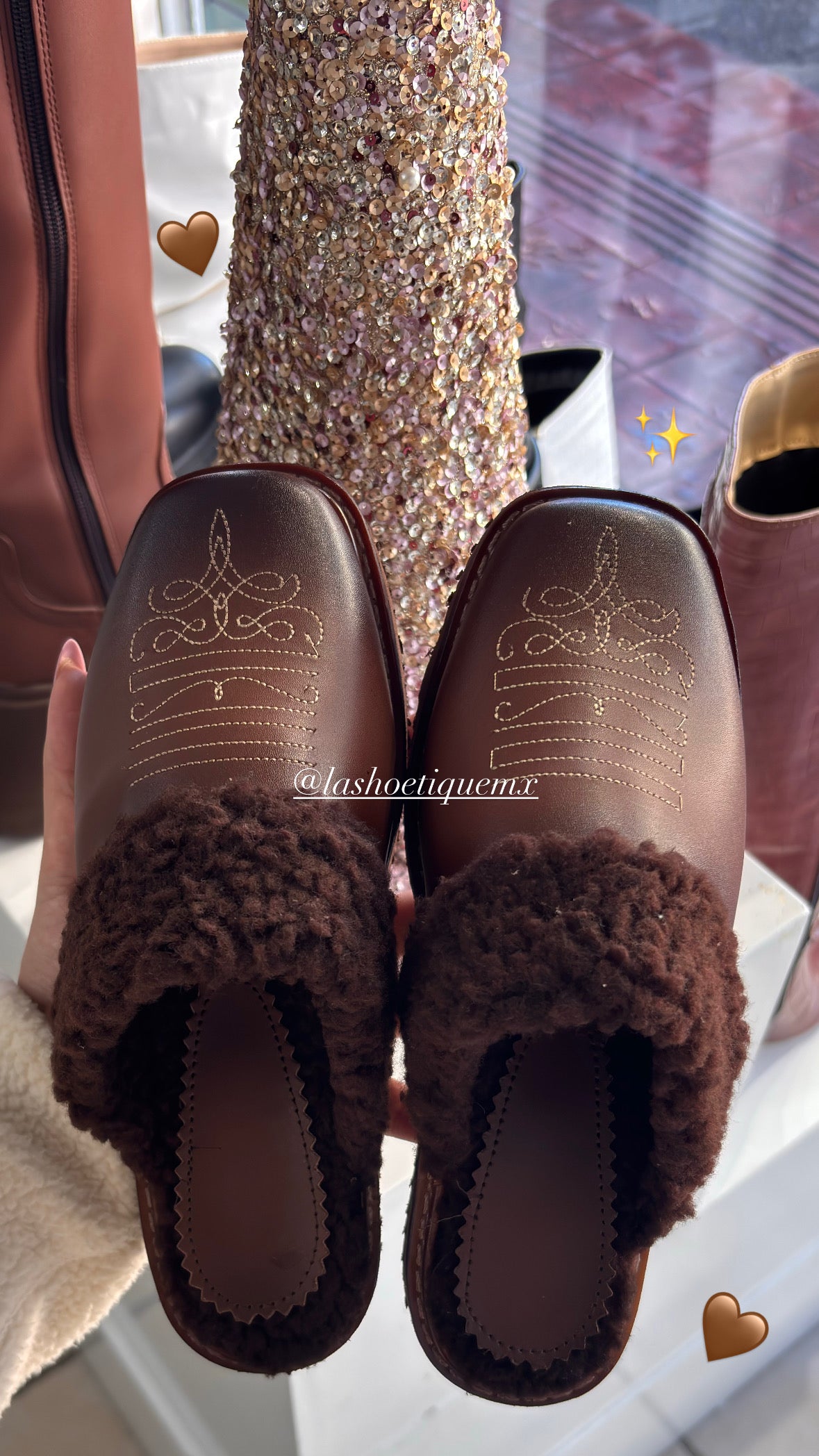 Pantunflas Loretta Moka