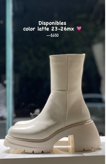 Bota Combat Betty Latte