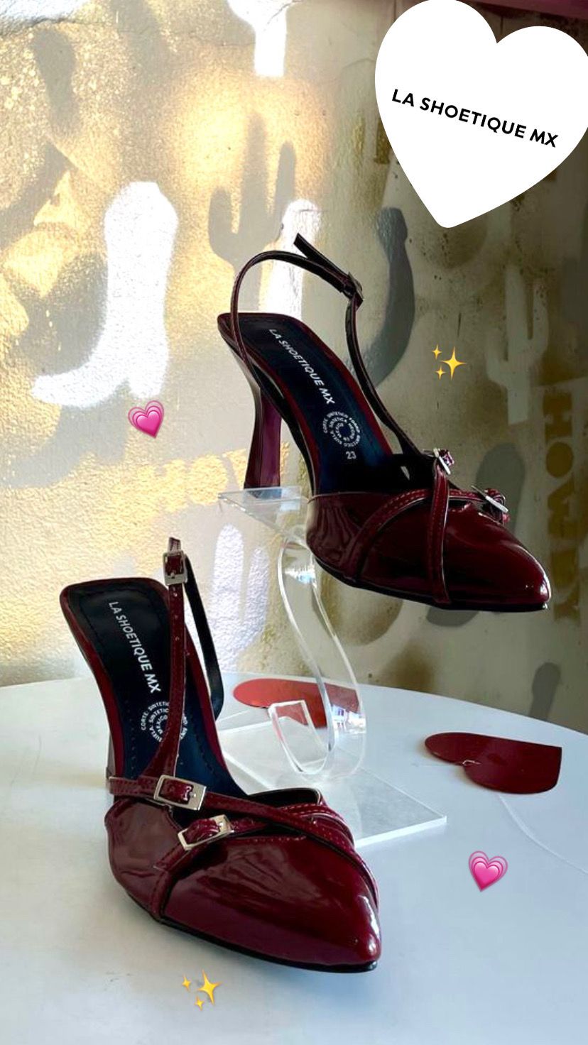 Tacones Scarlette Vino