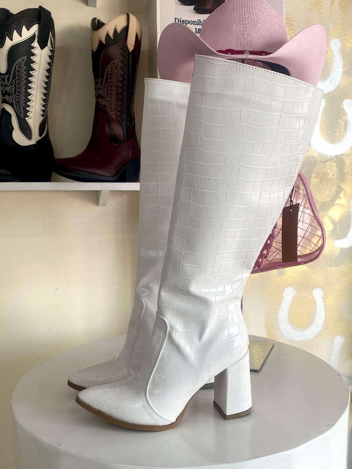 Bota Paris Blanco