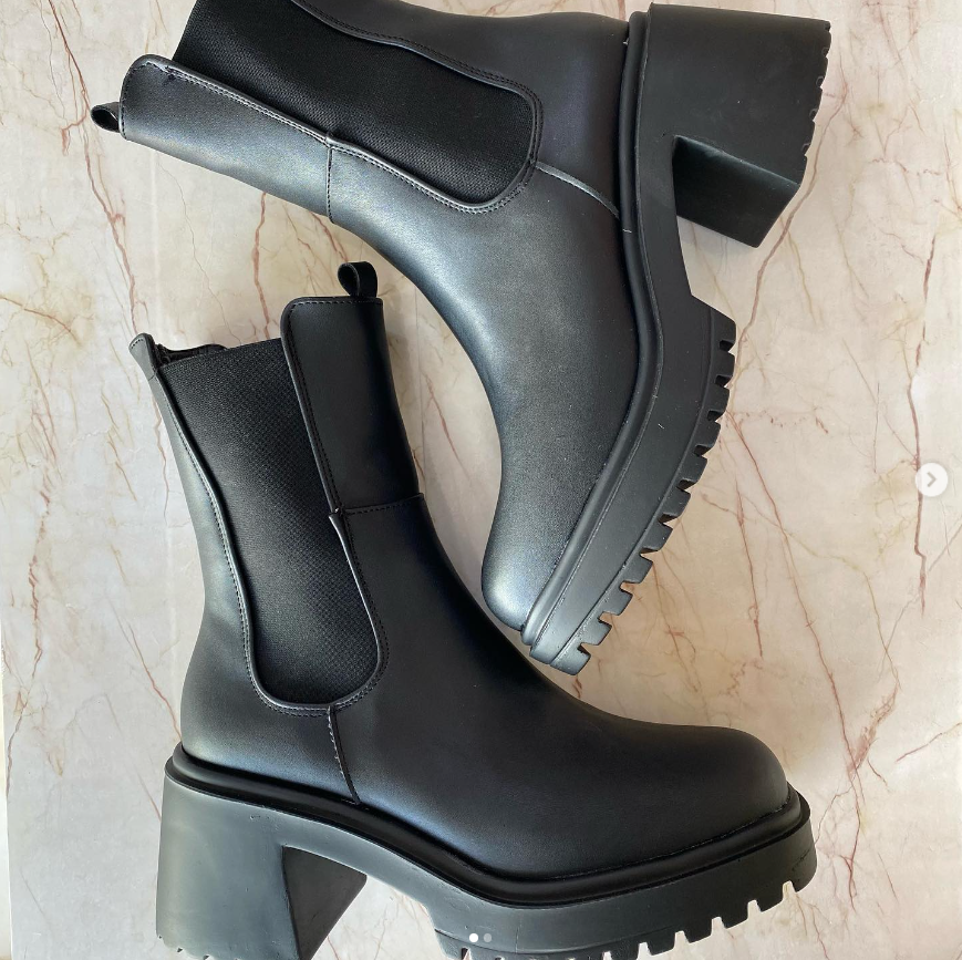 Bota Combat Bertha Negro