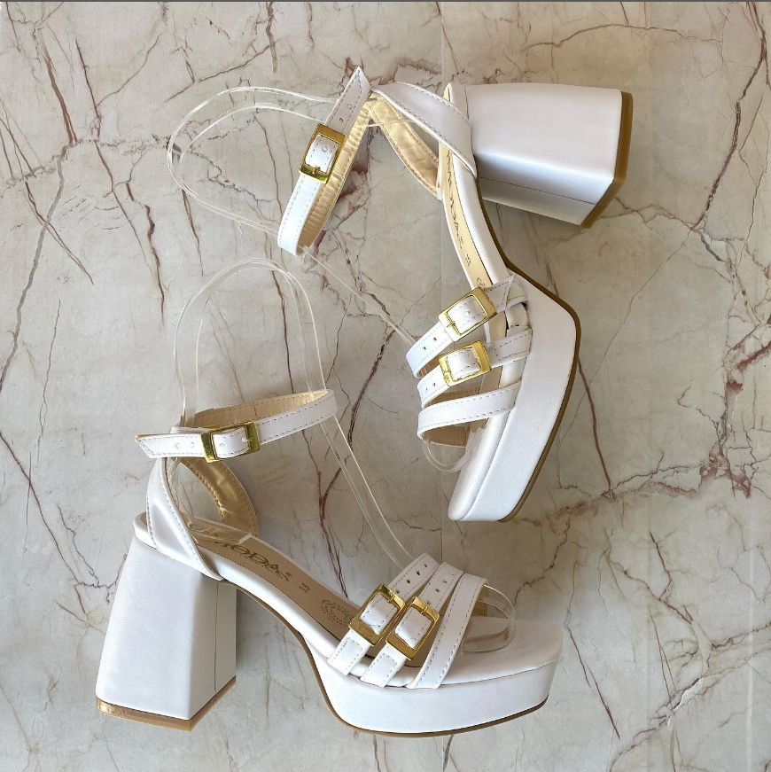 Plataforma Chunky Blanco