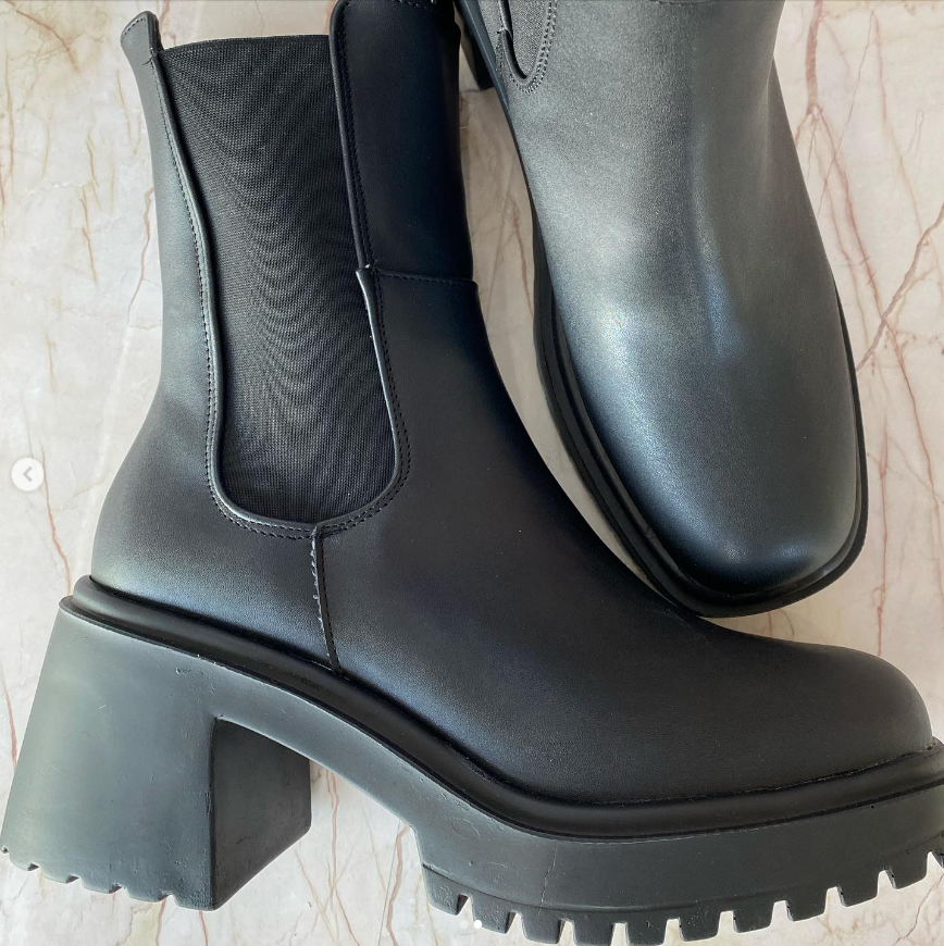 Bota Combat Bertha Negro