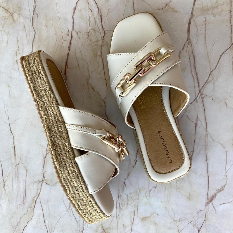 Alpargatas Rumores Latte/Oro