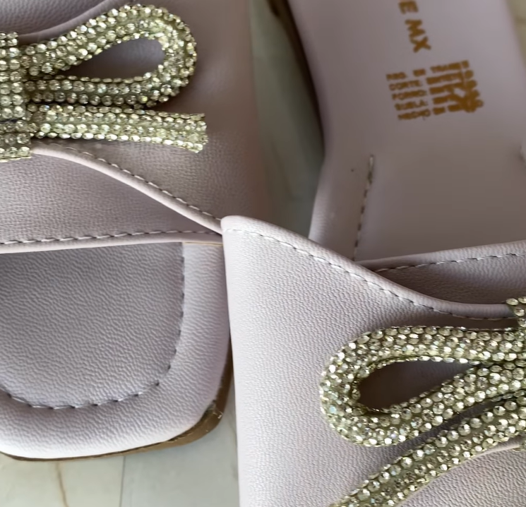 Sandalias Moño Lila
