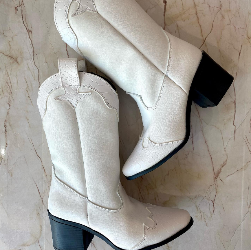 Vaqueras Texas Blanco Liso