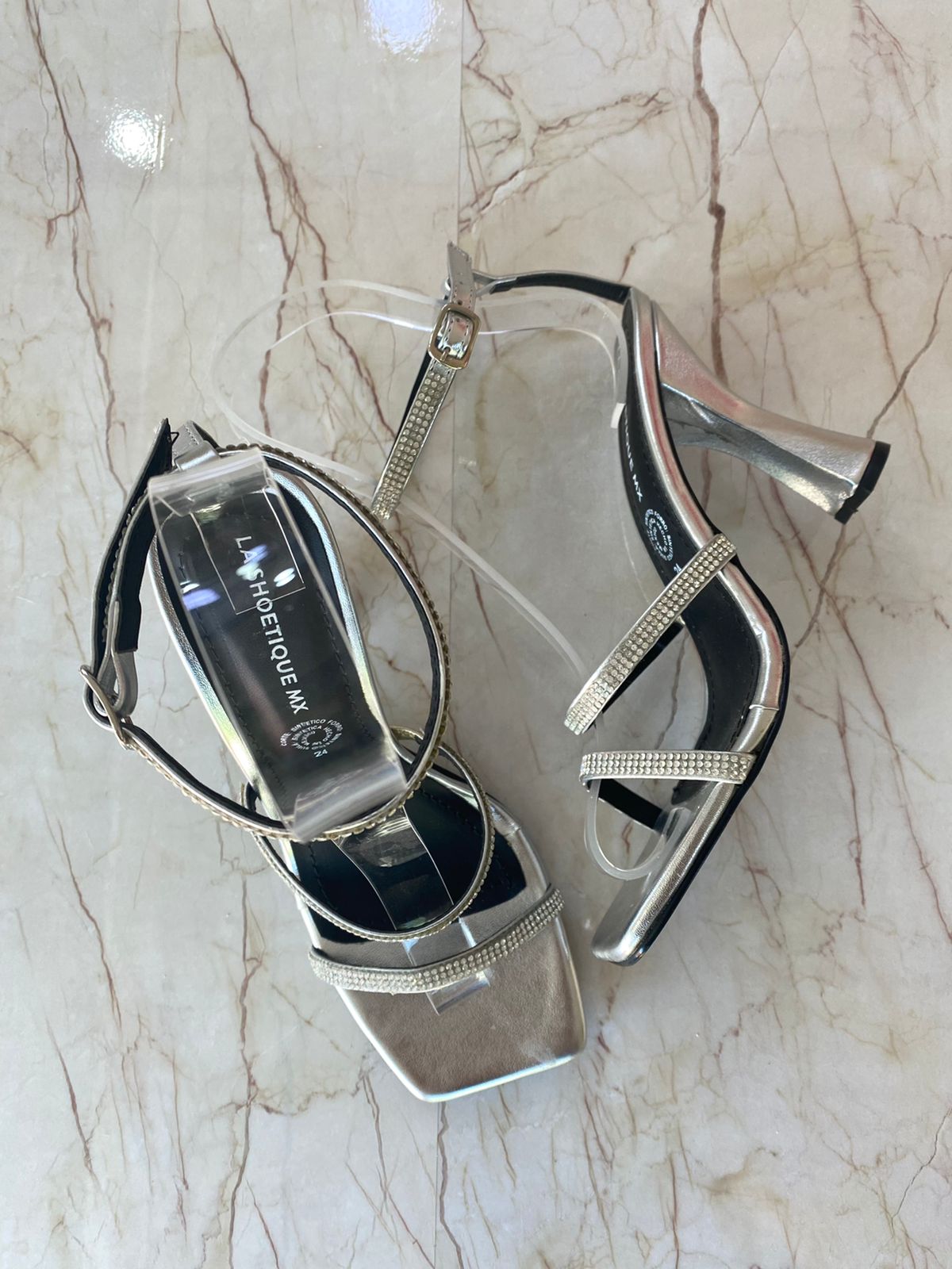 Tacones Emma Plata
