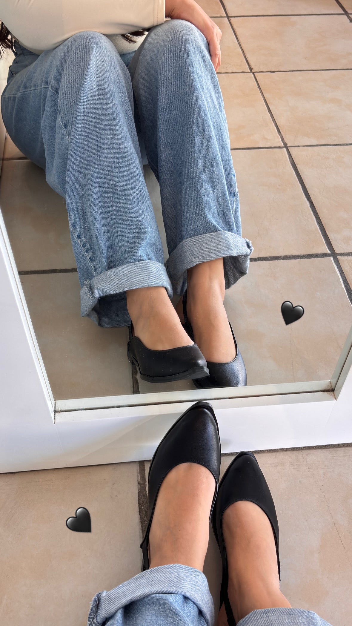 Flats Avril Negro