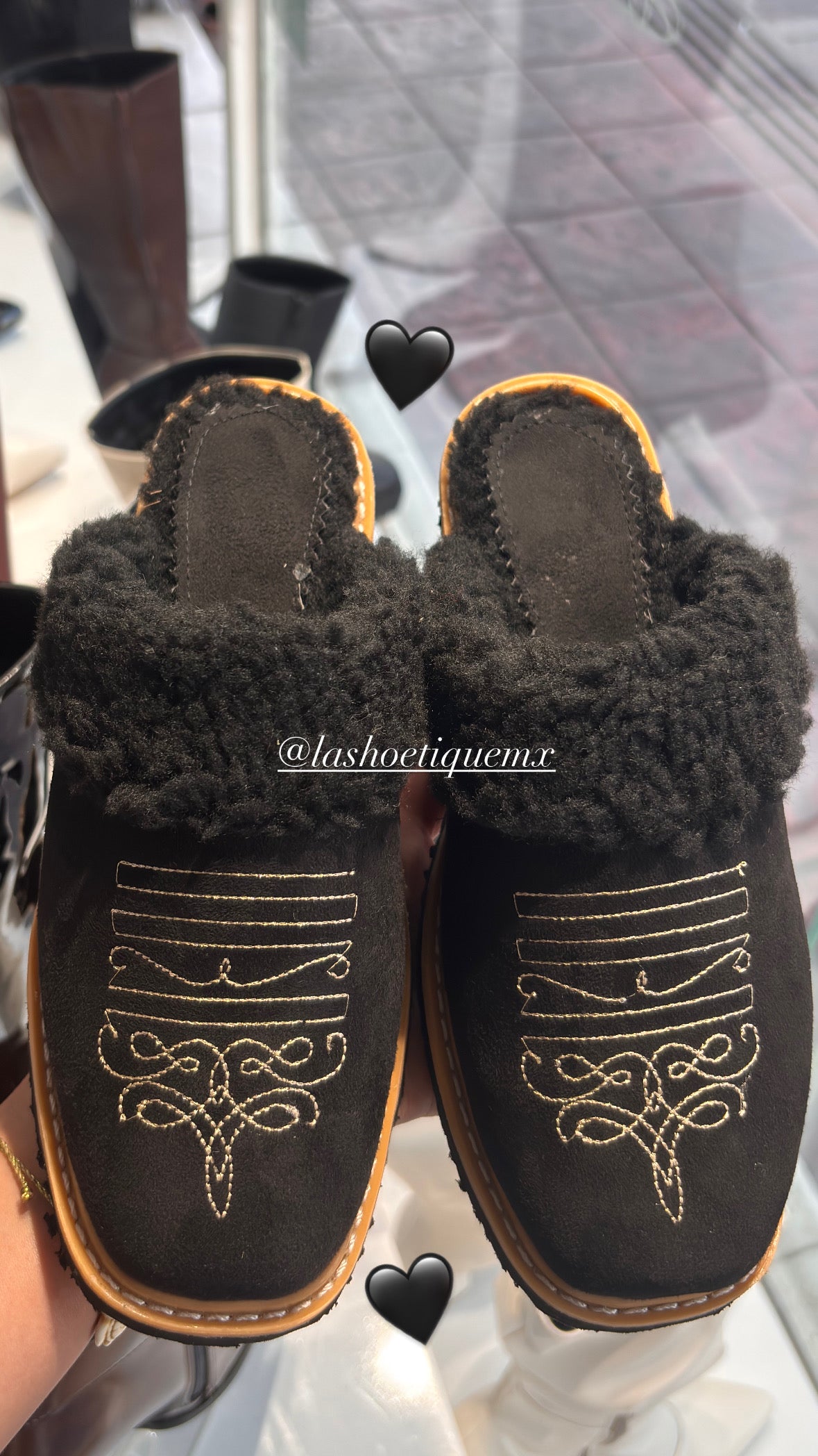 Pantunflas Loretta Negro