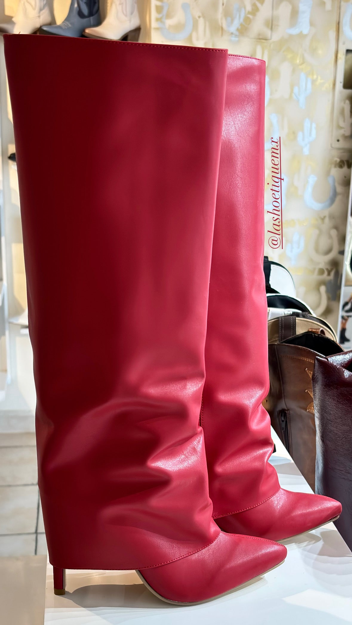 Bota Selena Rojo