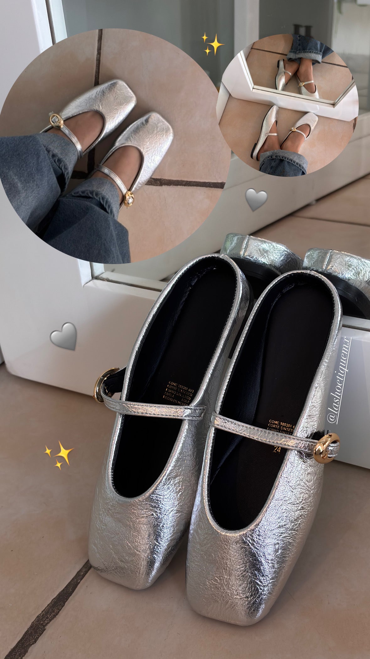 Flats Amanda Plata
