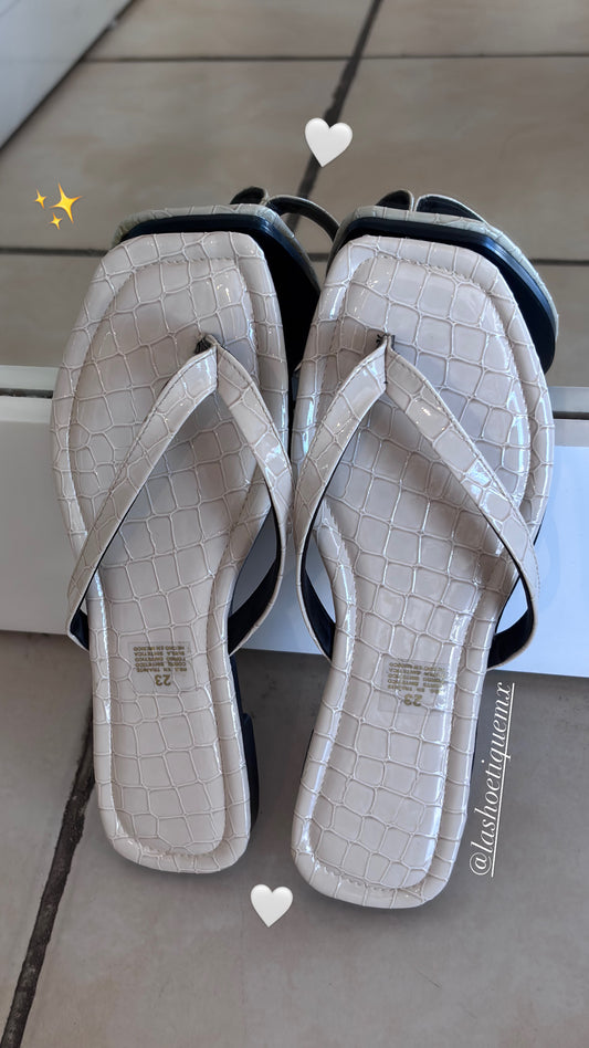 Sandalias Valentina Drilo Blanco