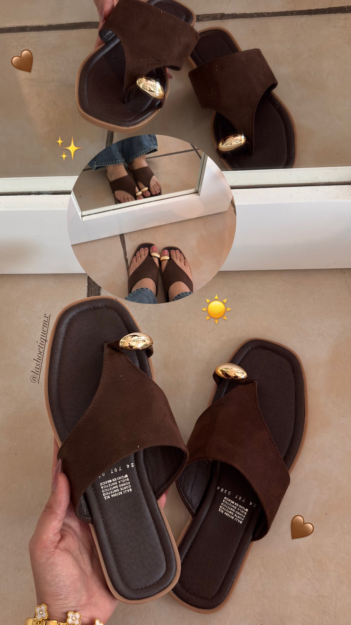 Sandalias Sasha Moka