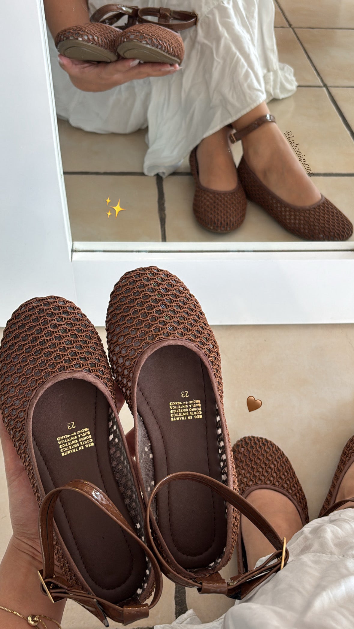 Flats Clarissa Camel