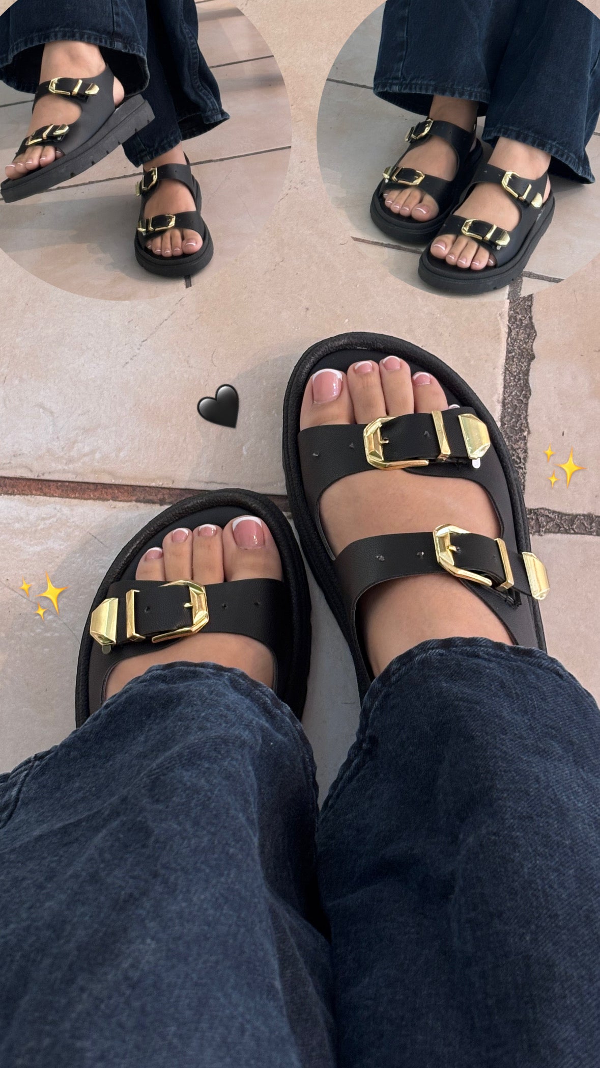 Sandalias Mérida Negro