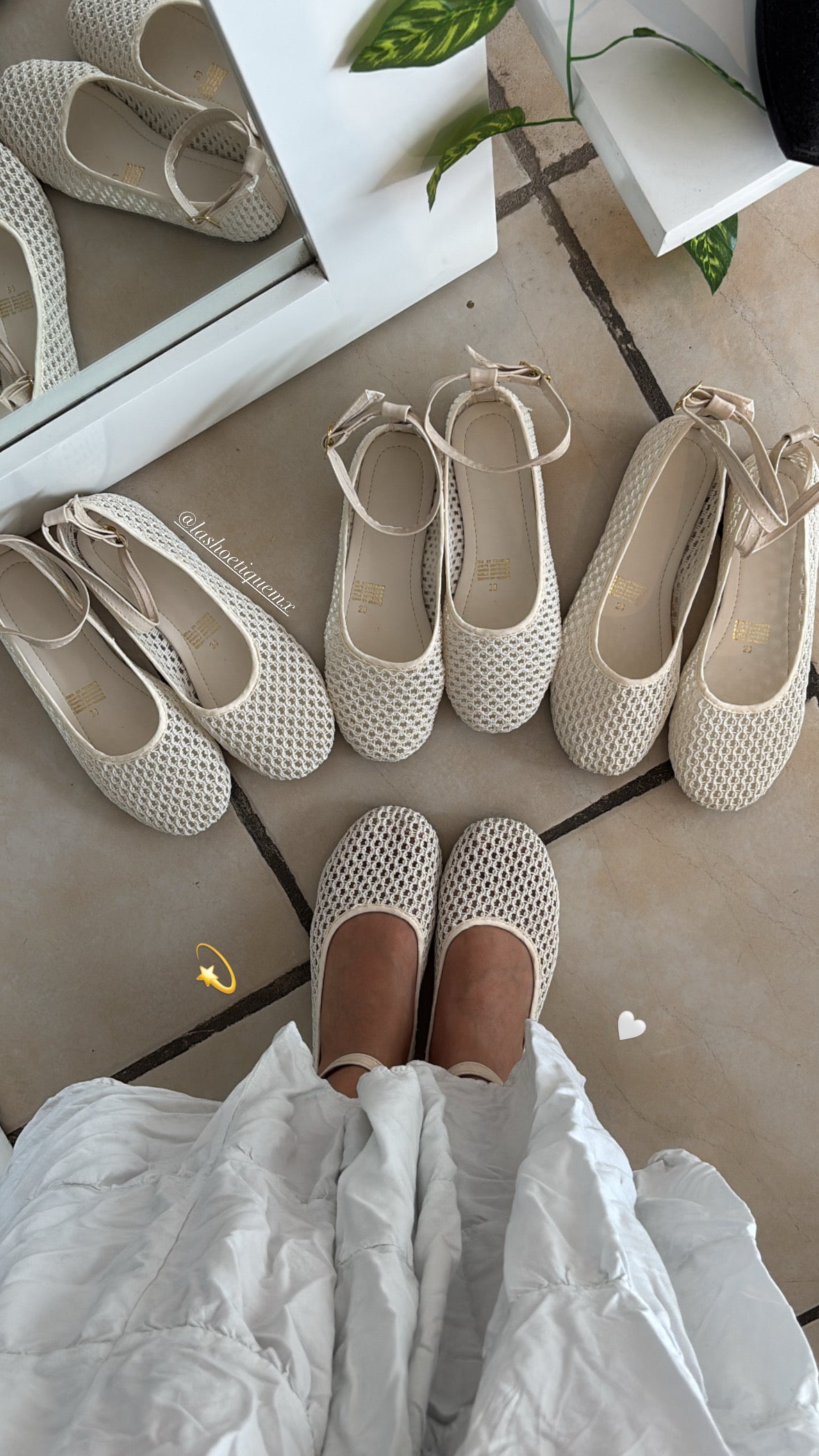 Flats Clarissa Latte