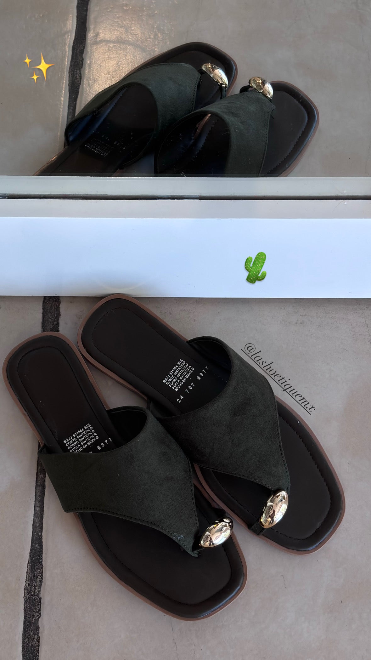 Sandalias Sasha Olivo