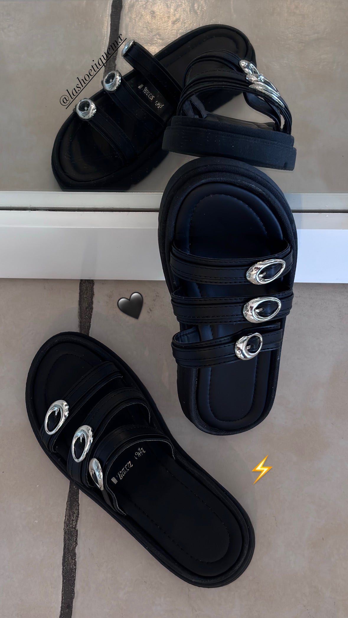 Sandalias Ventura Negro