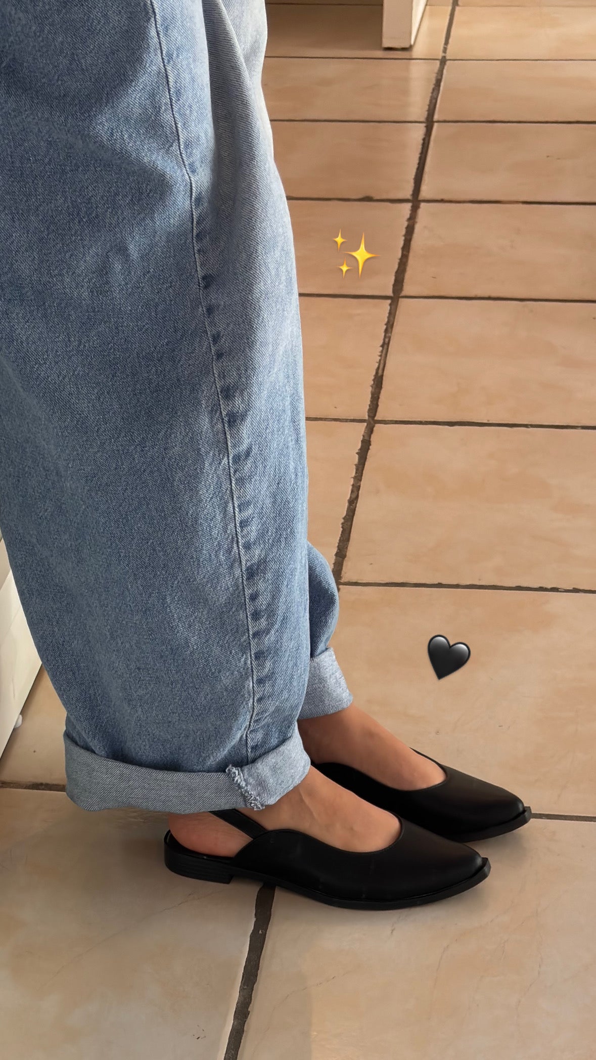 Flats Avril Negro