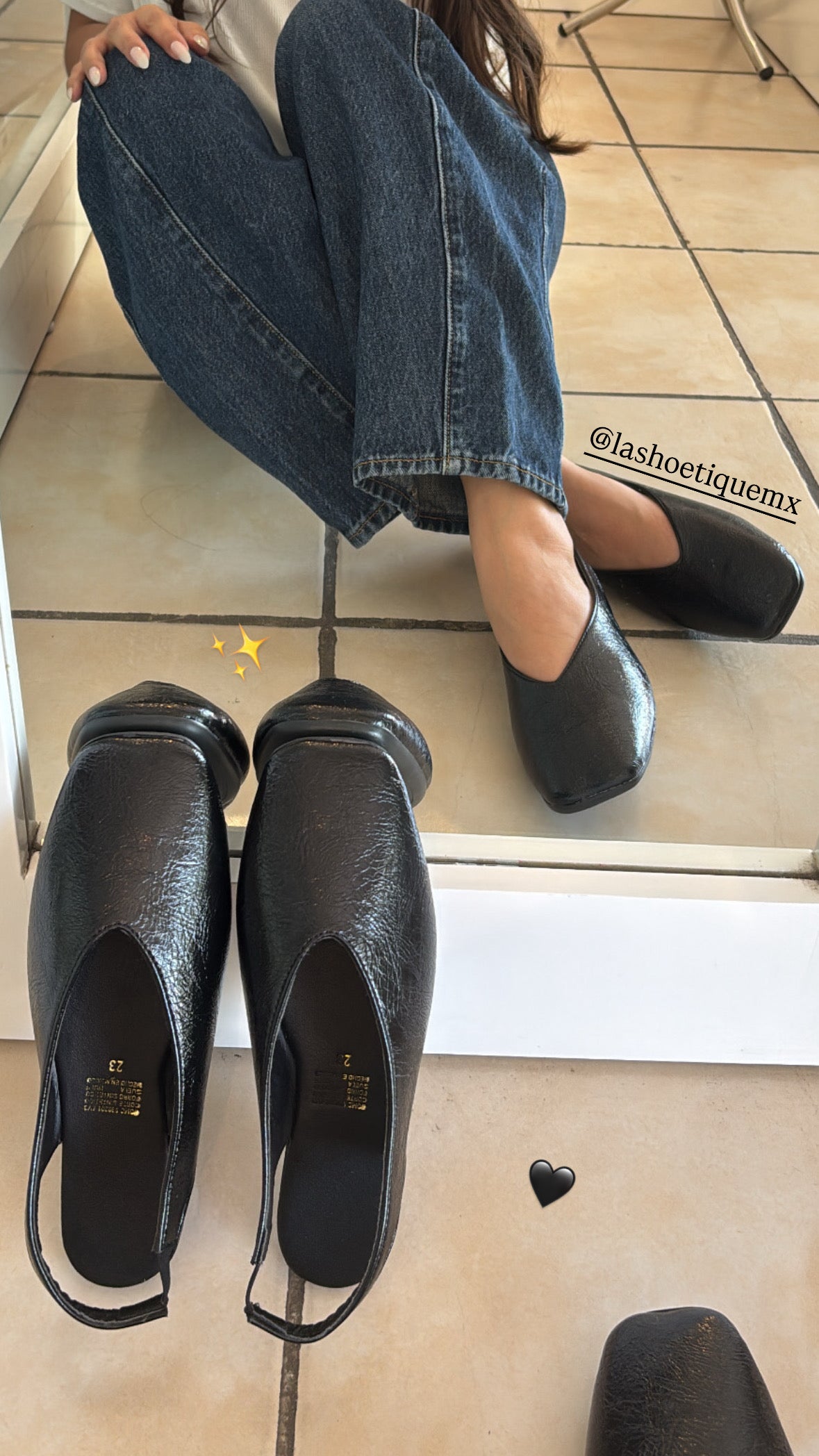 Flats Patricia Negro