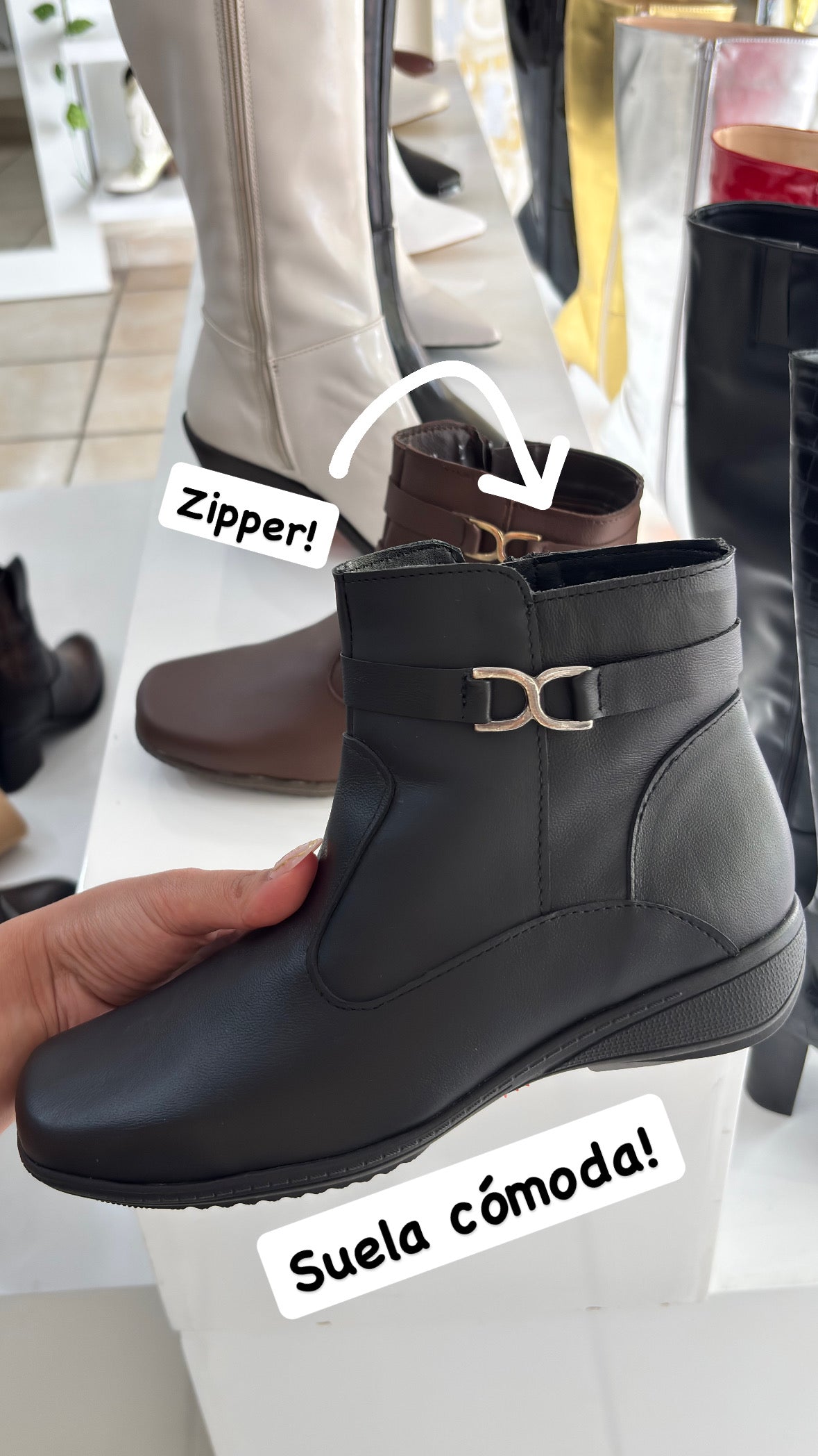 Botin Dolores Negro